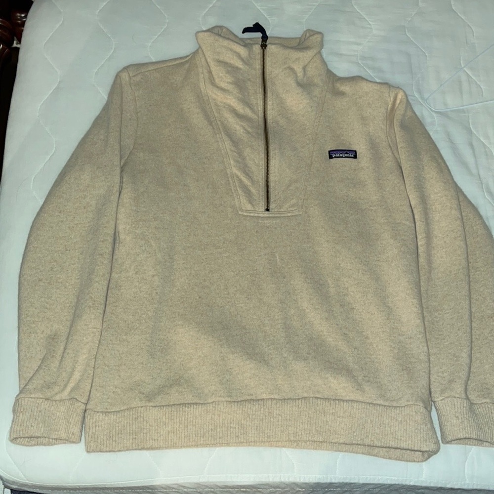 Patagonia Woolie Fleece Pullover Men’s Oatmeal Heather (Never Worn)